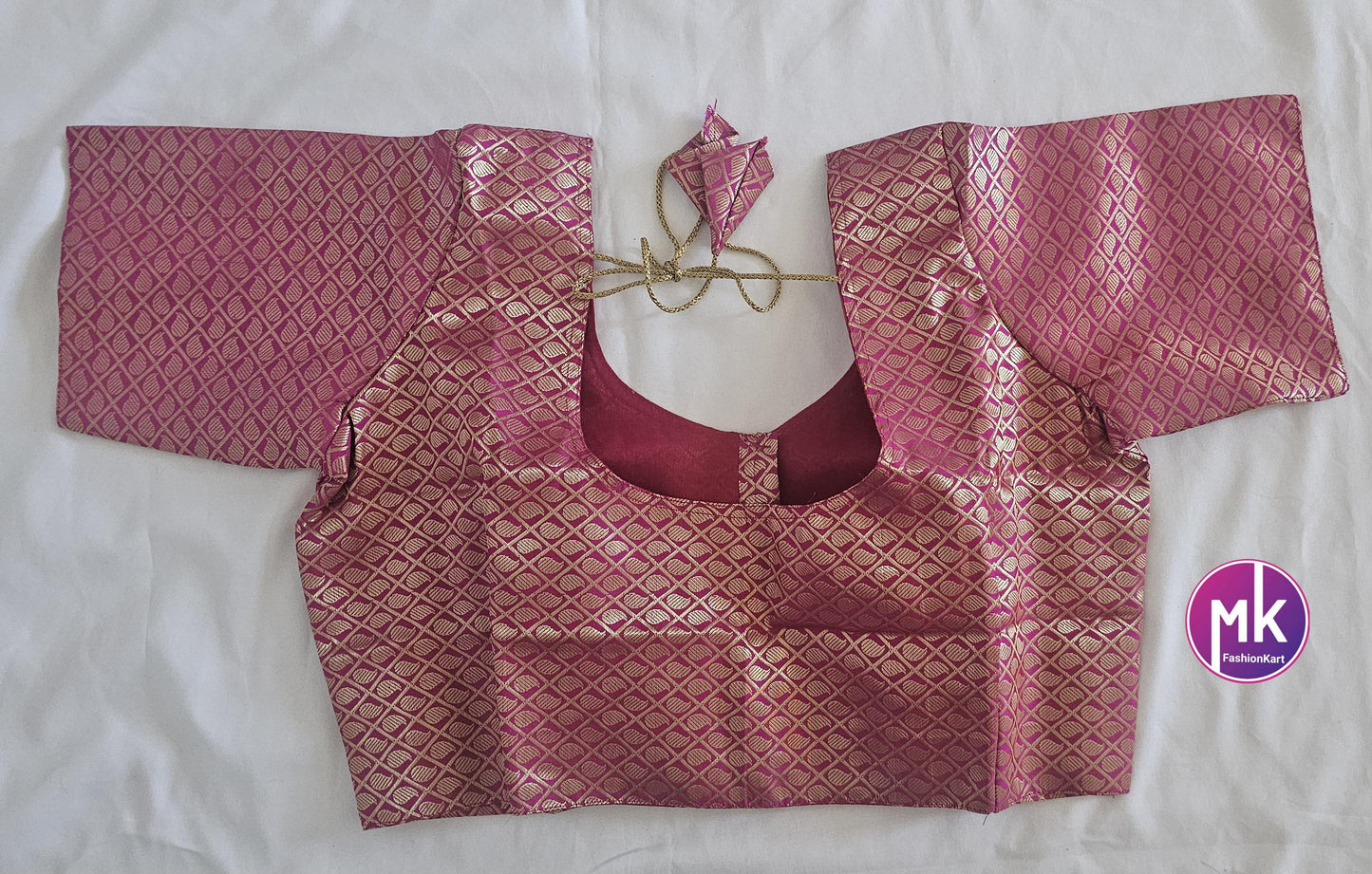 Readymade Saree Blouse - Vibrant colors blouse with lining for Sarees/Lehenga - Silk Cotton blouse - Size 42" -MK Fashionkart