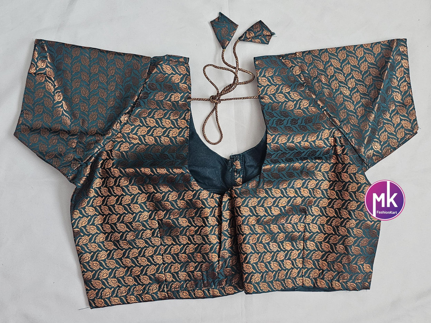 Readymade Saree Blouse - Vibrant colors blouse with lining for Sarees/Lehenga - Silk Cotton blouse - Size 40" -MK Fashionkart