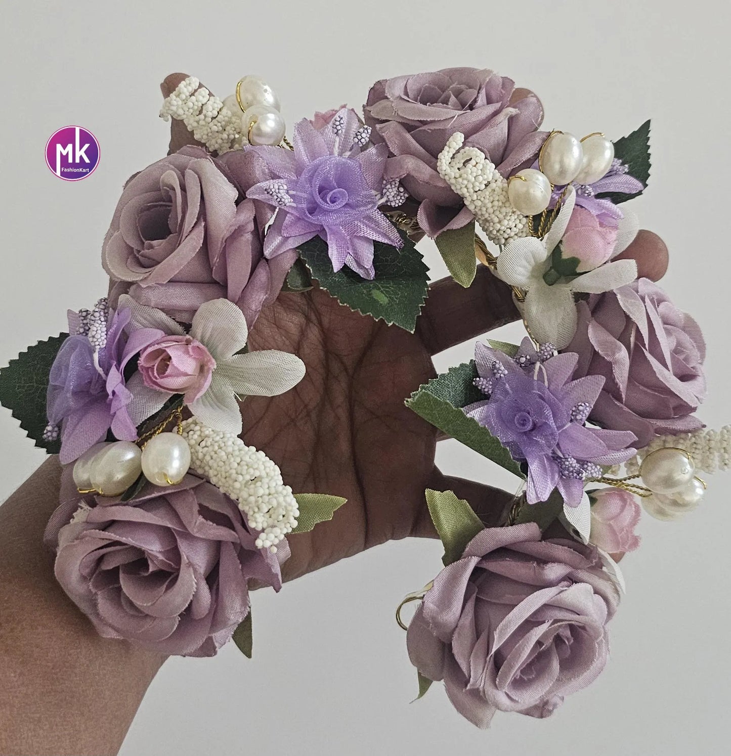 Beautiful Artificial flower veni/Juda - Artificial garland for hair - Hair Accessories for Girls/women - MK Fashionkart