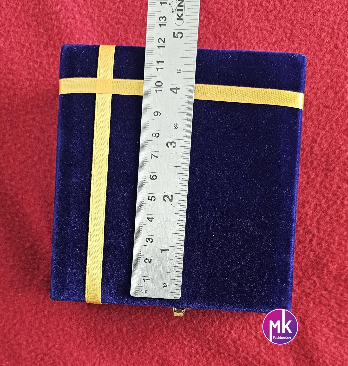 German Gold Silver Brass Bowl, Spoon set with Velvet gift box pack - Gift Item - Baby shower Gift/Annaprasana Gift - MK Fashionkart