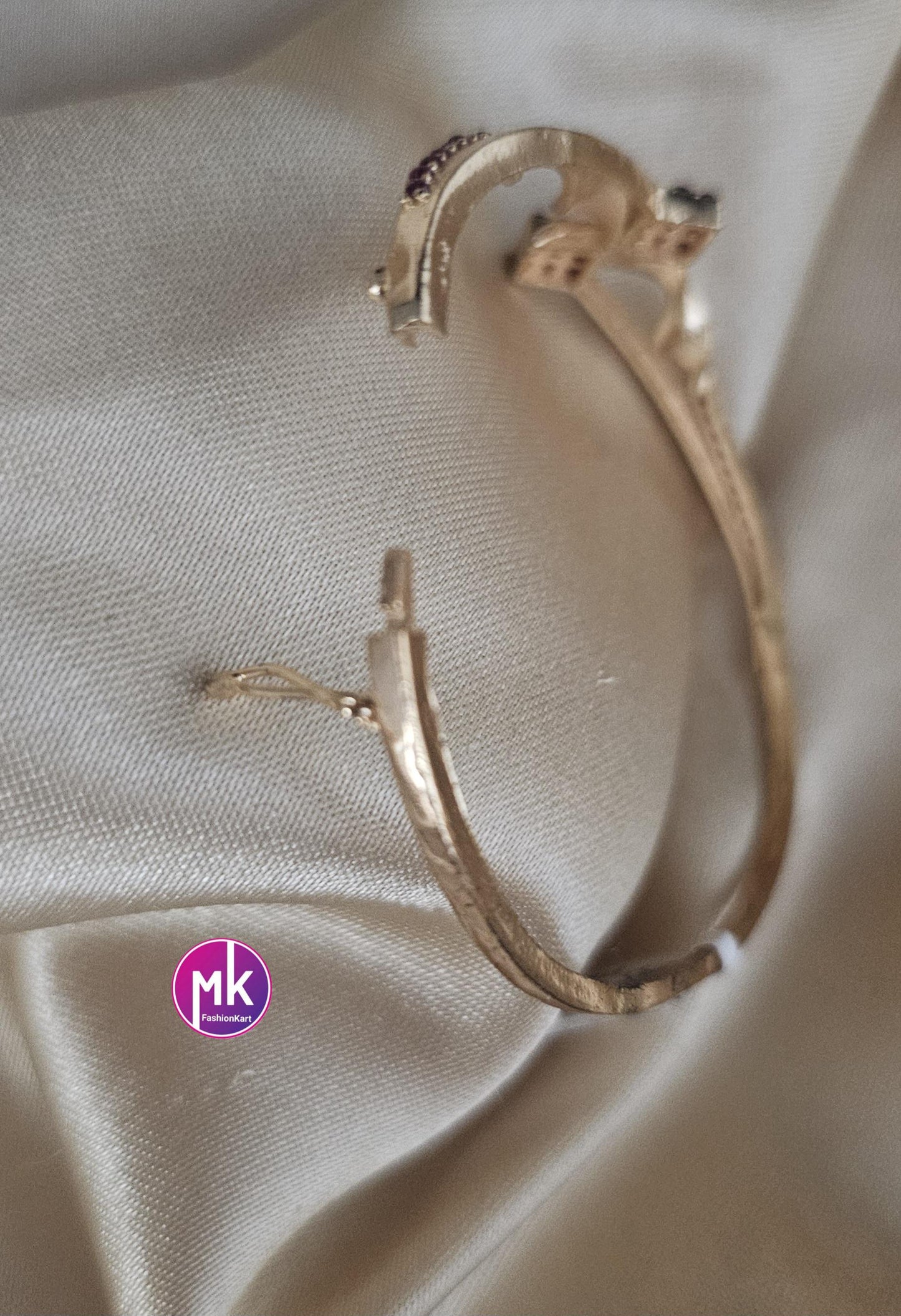 Premium Quality Gold finish Ruby stone Trendy Bracelet - Fashion Jewelry - MK Fashionkart