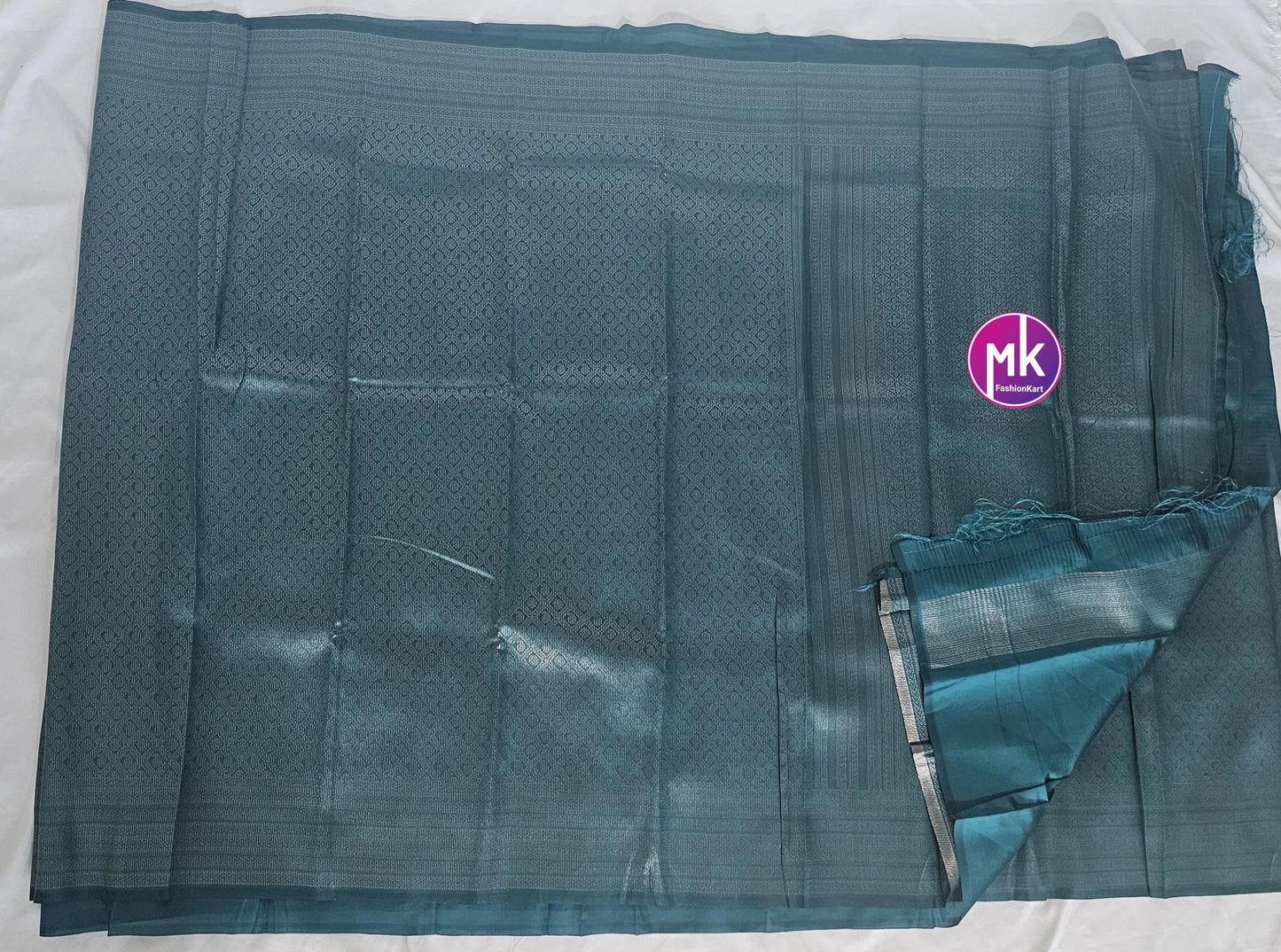 Fancy Art Silk Sarees with Running blouse - Saree with running blouse - Partywear Saree - MK Fashionkart