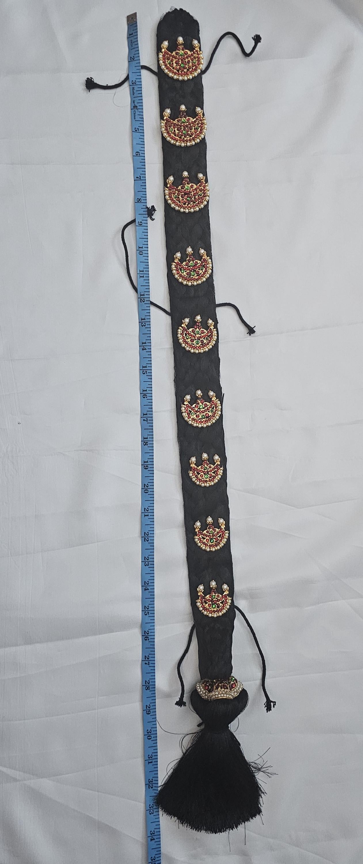 Handmade Jada Billa/Savaram Jada/Ready Jada set for wedding/Bharathanatiyam/Kuchipudi Dance/Hair Accessories/Bridal Hair Decoration