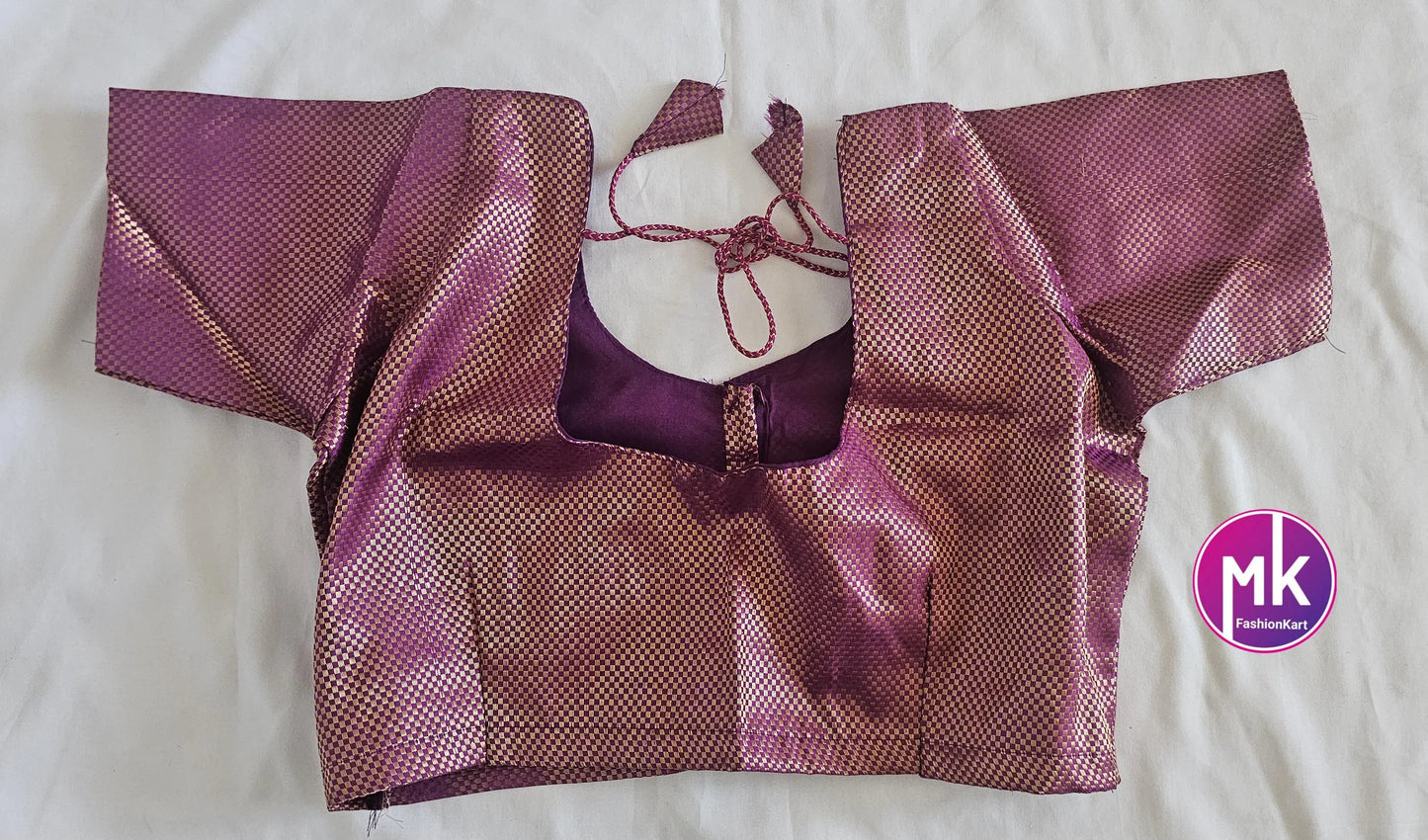 Readymade Saree Blouse - Vibrant colors blouse with lining for Sarees/Lehenga - Silk Cotton blouse - Size 38" -MK Fashionkart
