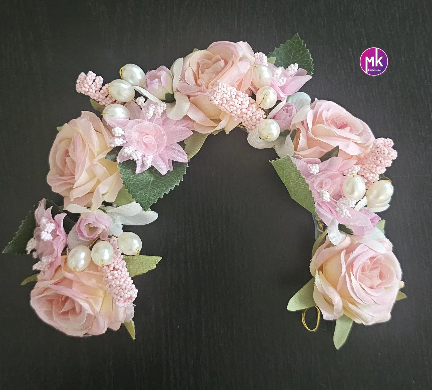 Beautiful Artificial flower veni/Juda - Artificial garland for hair - Hair Accessories for Girls/women - MK Fashionkart