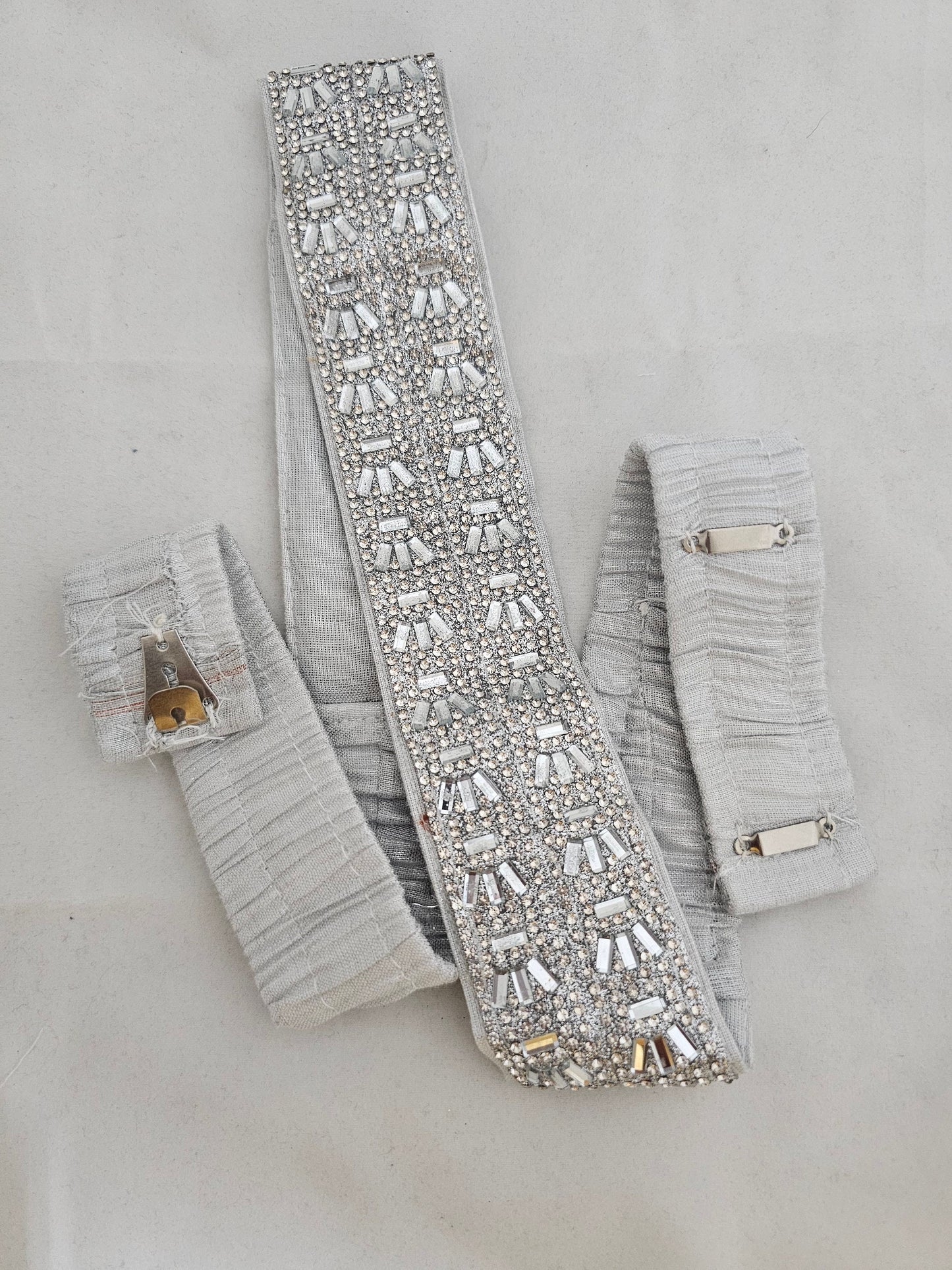 Designer Hip Belt with Elastic adjustable hooks - Saree Belt - Matching for Saree Lehenga - waist belt Saree Lehenga Fashion Jewelry