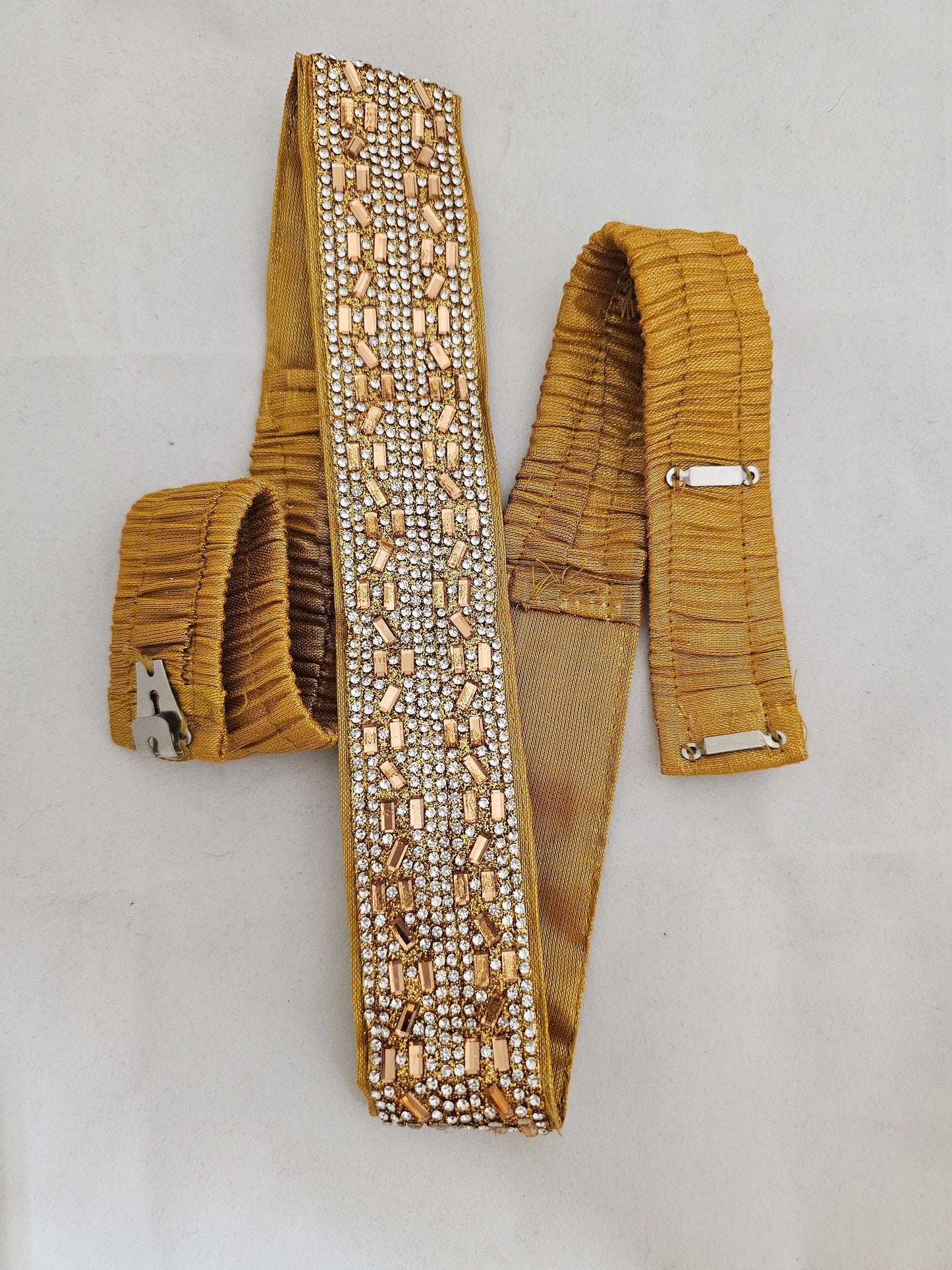 Designer Hip Belt with Elastic adjustable hooks - Saree Belt - Matching for Saree Lehenga - waist belt Saree Lehenga Fashion Jewelry