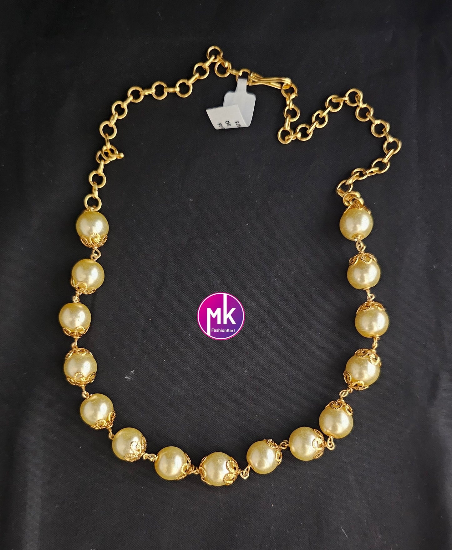 Pearl chain - MK Fashionkart - Adult cum Teen cum Kids Necklace - Indian Jewelry