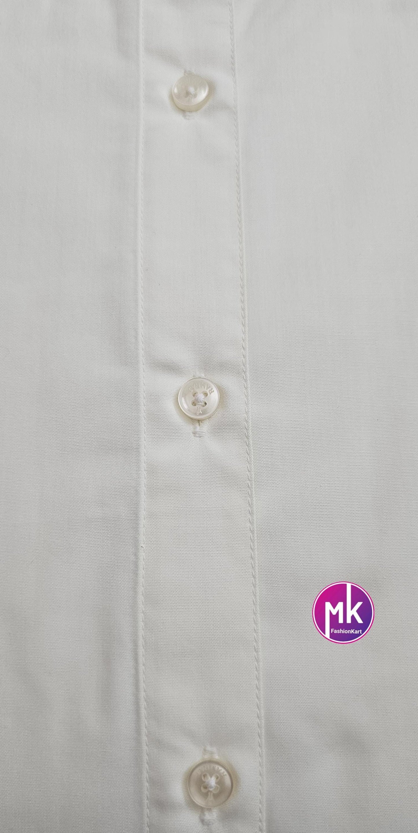 Traditional Wedding Men's Cotton silk Shirt (with Pocket) - Wedding Shirt - Full sleeve shirt - Shirt 40/42 Size - MK Fashionkart