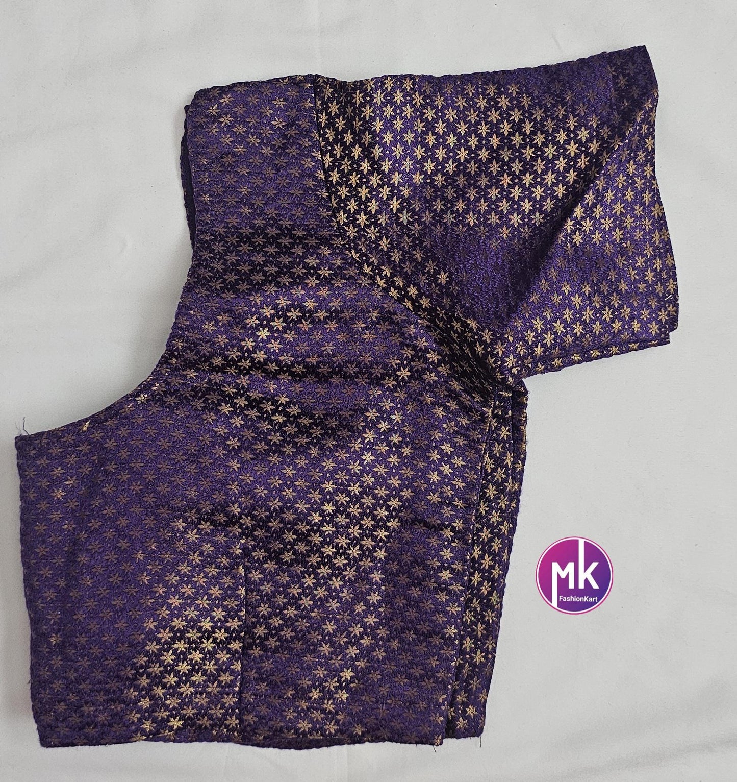 Readymade Saree Blouse - Vibrant colors blouse with lining for Sarees/Lehenga - Silk Cotton blouse - Size 40" -MK Fashionkart