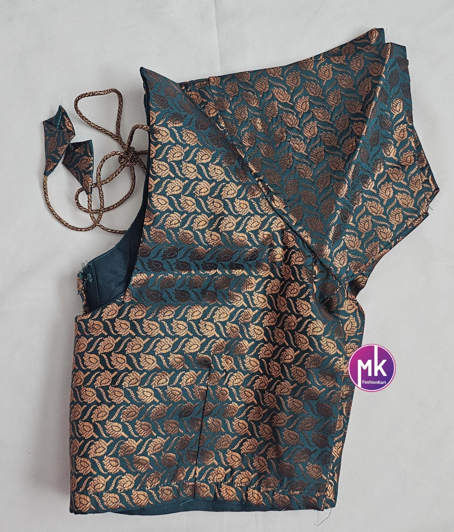 Readymade Saree Blouse - Vibrant colors blouse with lining for Sarees/Lehenga - Silk Cotton blouse - Size 40" -MK Fashionkart