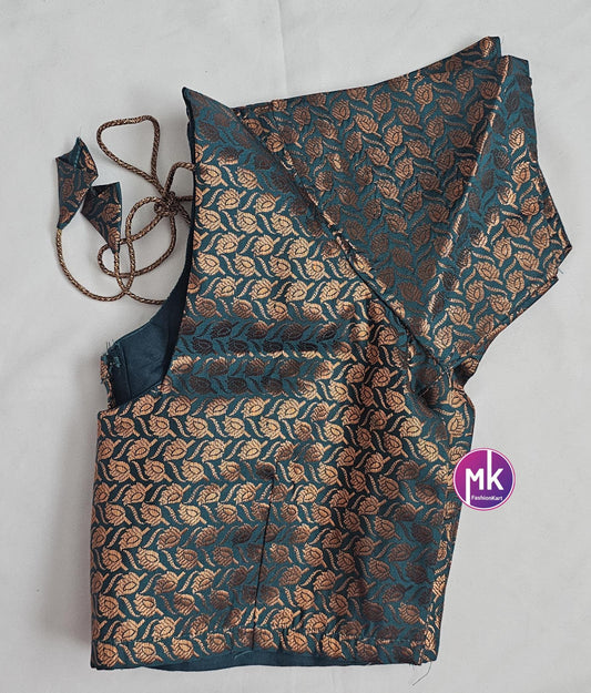 Readymade Saree Blouse - Vibrant colors blouse with lining for Sarees/Lehenga - Silk Cotton blouse - Size 40" -MK Fashionkart