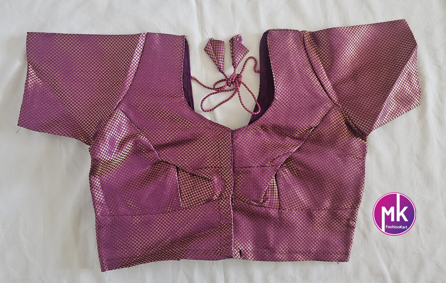 Readymade Saree Blouse - Vibrant colors blouse with lining for Sarees/Lehenga - Silk Cotton blouse - Size 38" -MK Fashionkart