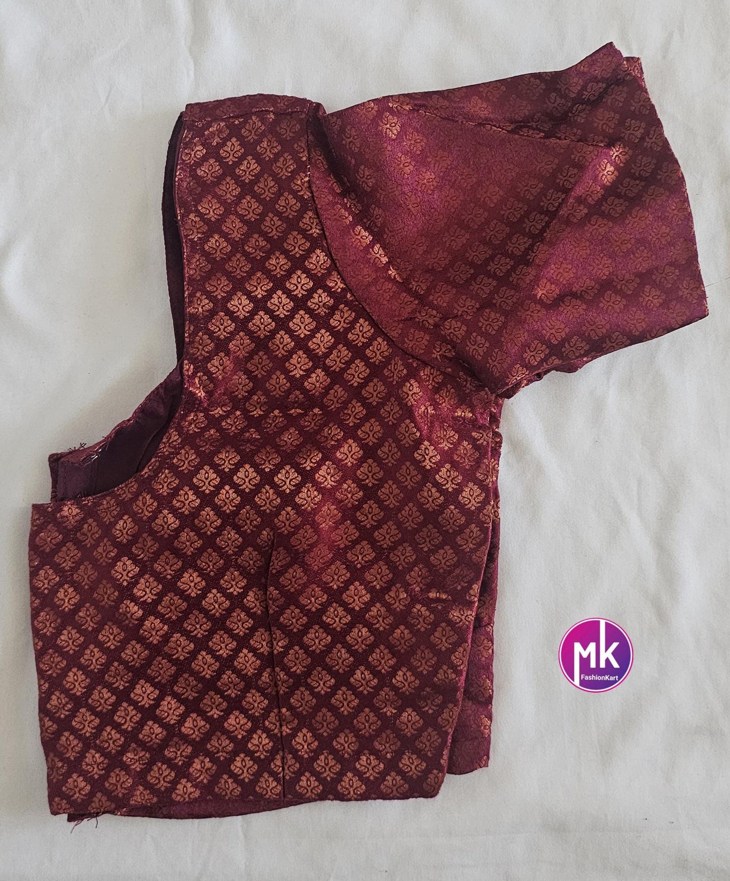 Readymade Saree Blouse - Vibrant colors blouse with lining for Sarees/Lehenga - Silk Cotton blouse - Size 38" -MK Fashionkart