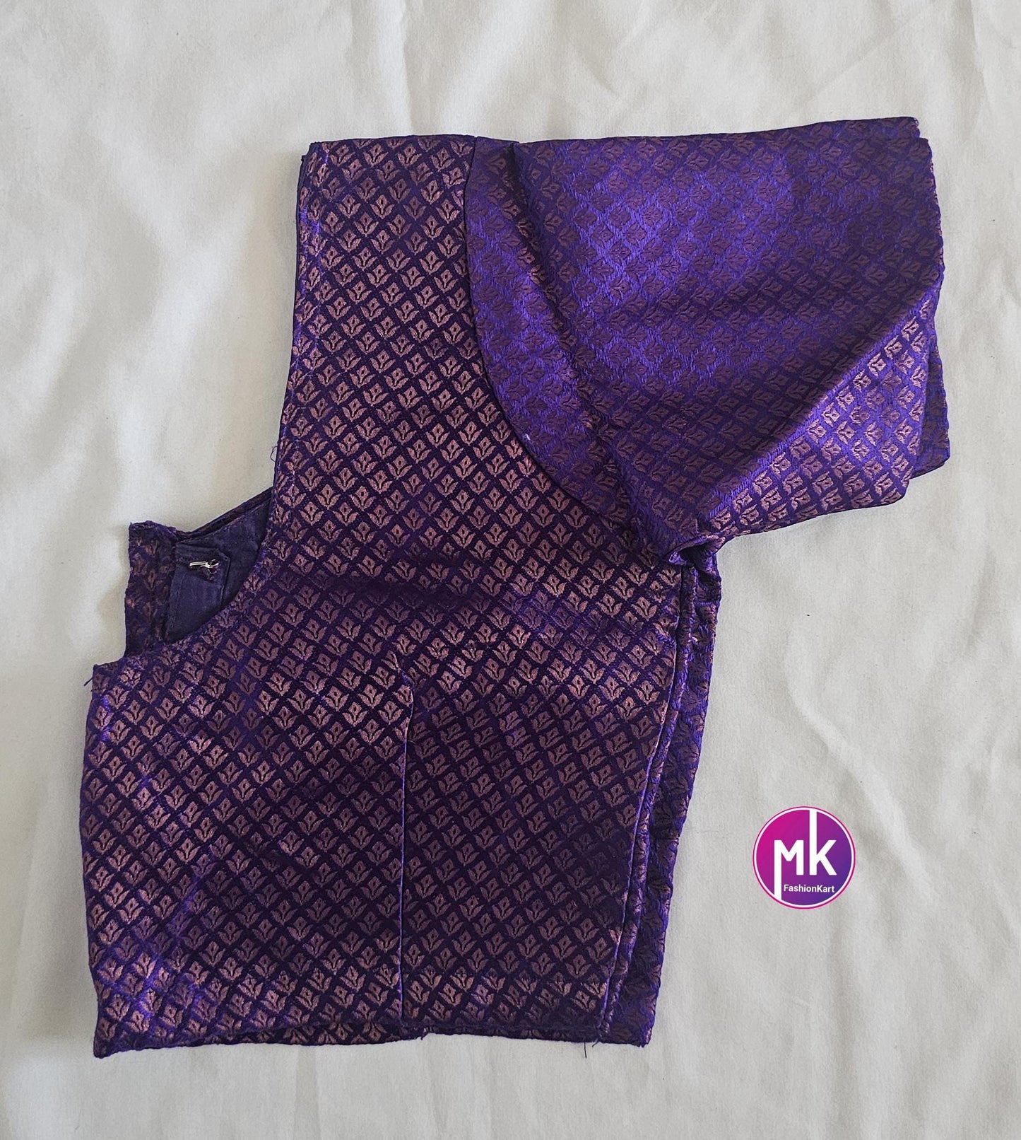 Readymade Saree Blouse - Vibrant colors blouse with lining for Sarees/Lehenga - Silk Cotton blouse - Size 38" -MK Fashionkart