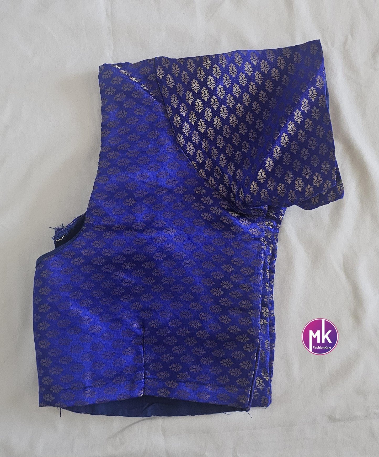 Readymade Saree Blouse - Vibrant colors blouse with lining for Sarees/Lehenga - Silk Cotton blouse - Size 42" -MK Fashionkart