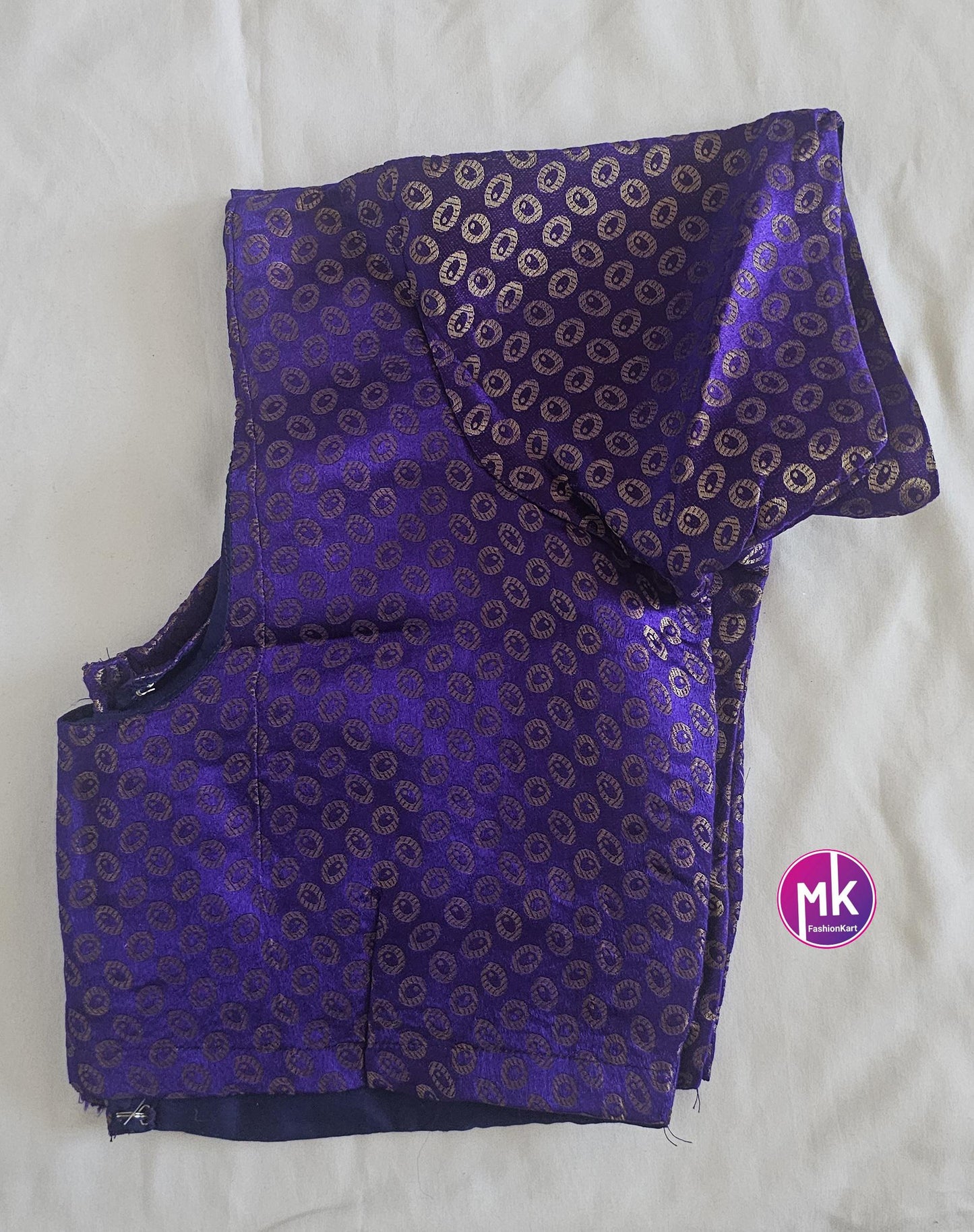 Readymade Saree Blouse - Vibrant colors blouse with lining for Sarees/Lehenga - Silk Cotton blouse - Size 42" -MK Fashionkart