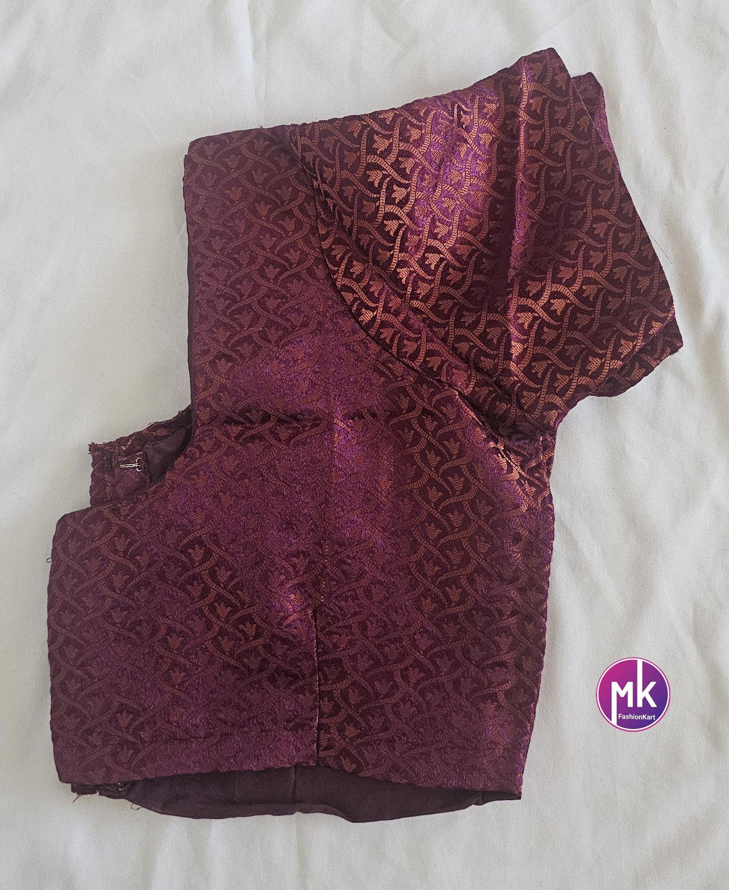Readymade Saree Blouse - Vibrant colors blouse with lining for Sarees/Lehenga - Silk Cotton blouse - Size 42" -MK Fashionkart