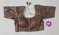 Readymade Saree Blouse - Silk base Floral design Blouses with princess cut for Saree/Lehenga - Blouse size 36 - MK Fashionkart