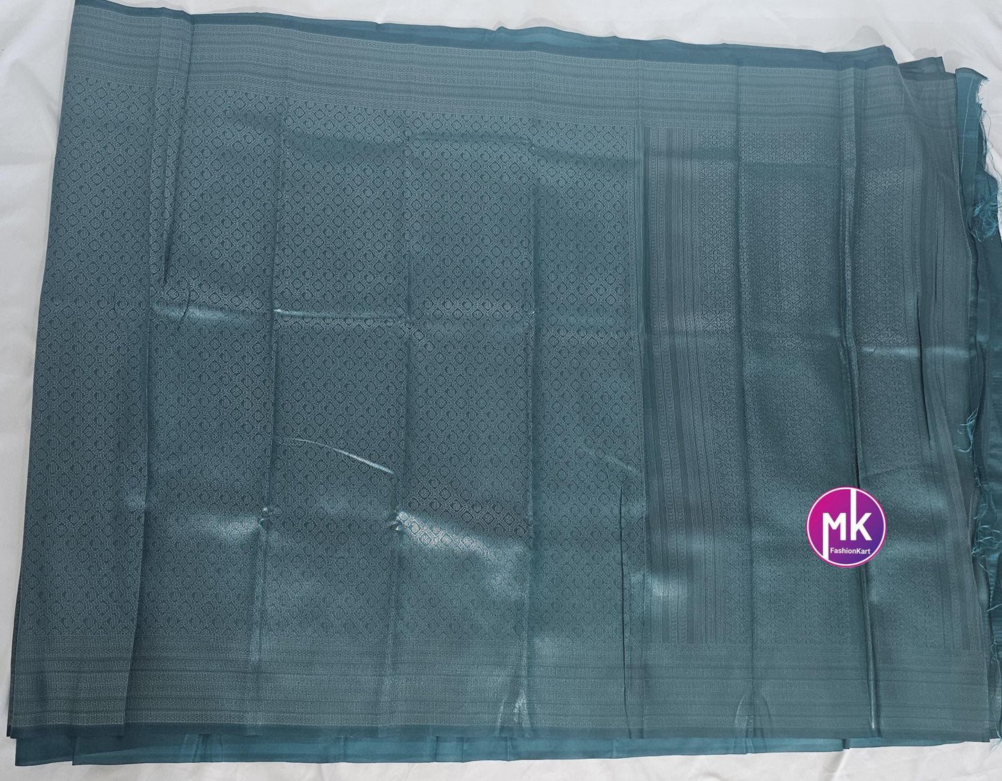 Fancy Art Silk Sarees with Running blouse - Saree with running blouse - Partywear Saree - MK Fashionkart