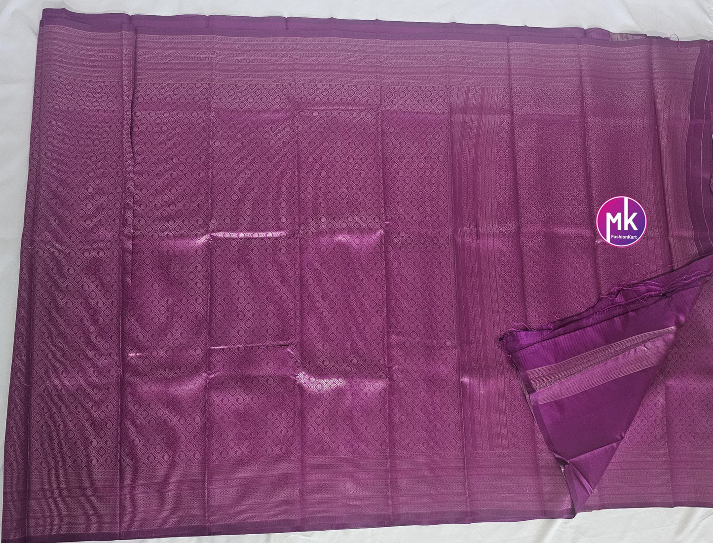 Fancy Art Silk Sarees with Running blouse - Saree with running blouse - Partywear Saree - MK Fashionkart