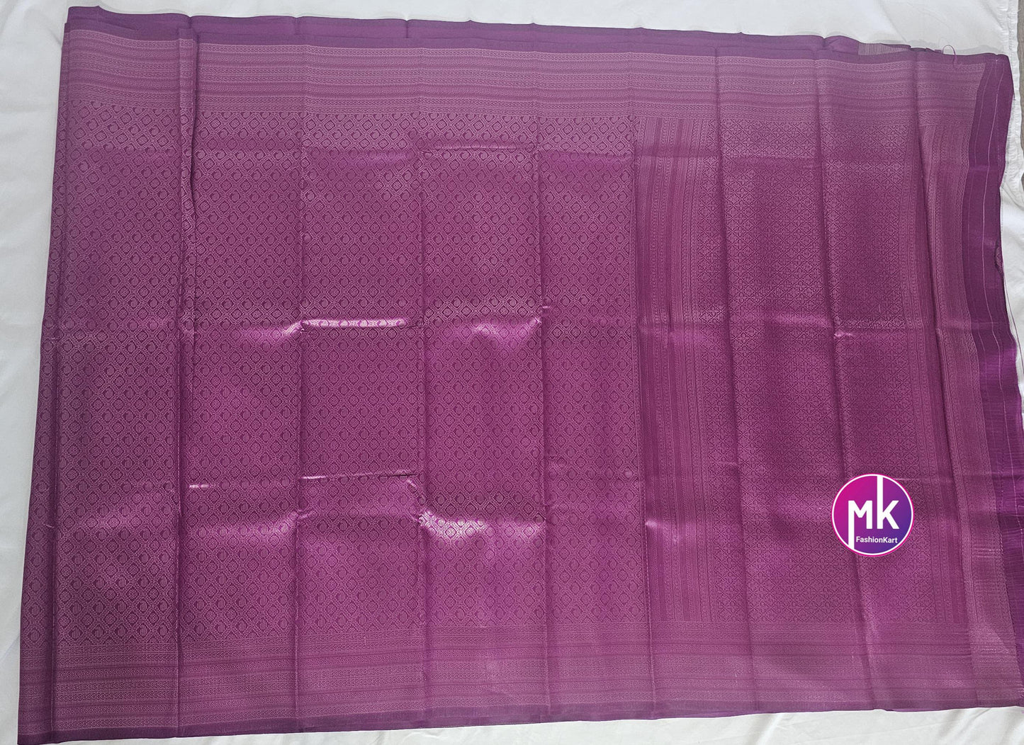 Fancy Art Silk Sarees with Running blouse - Saree with running blouse - Partywear Saree - MK Fashionkart
