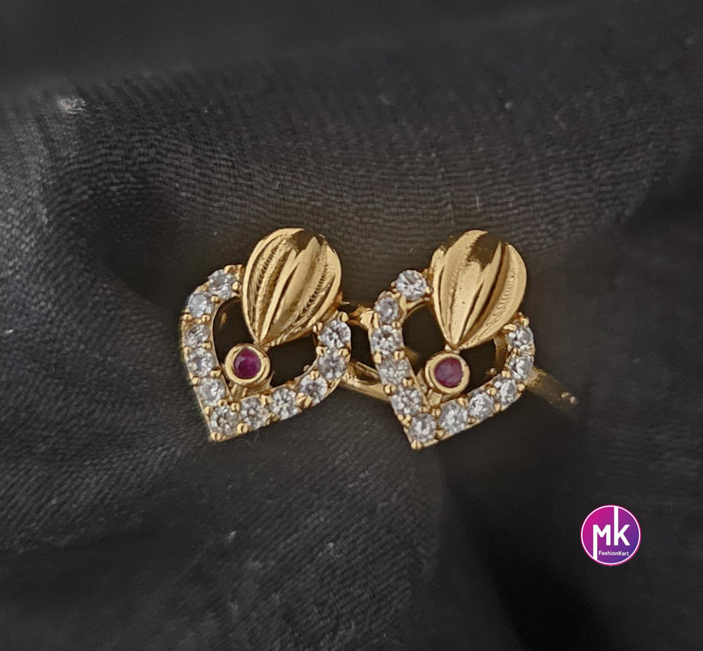 Matte gold finish Toe Ring with AD stones/Leg Finger Ring/Adjustable Toe Ring/Metti/-  MK Fashionkart - Indian Fashion Jewelry