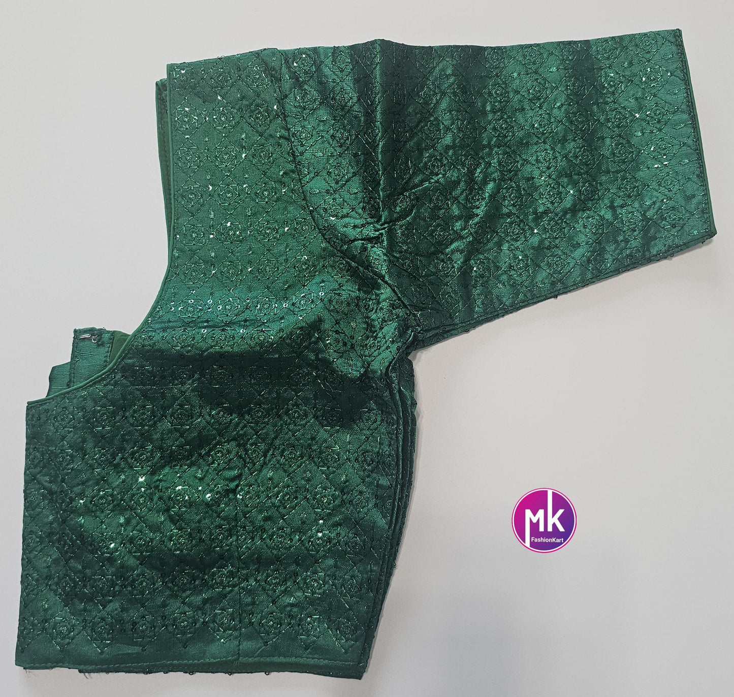 Readymade Saree Blouse - Vibrant Color Sequence, Embroidery work Blouse - Saree/Lehenga blouse - Size 36", 38" and 40" - MK Fashionkart