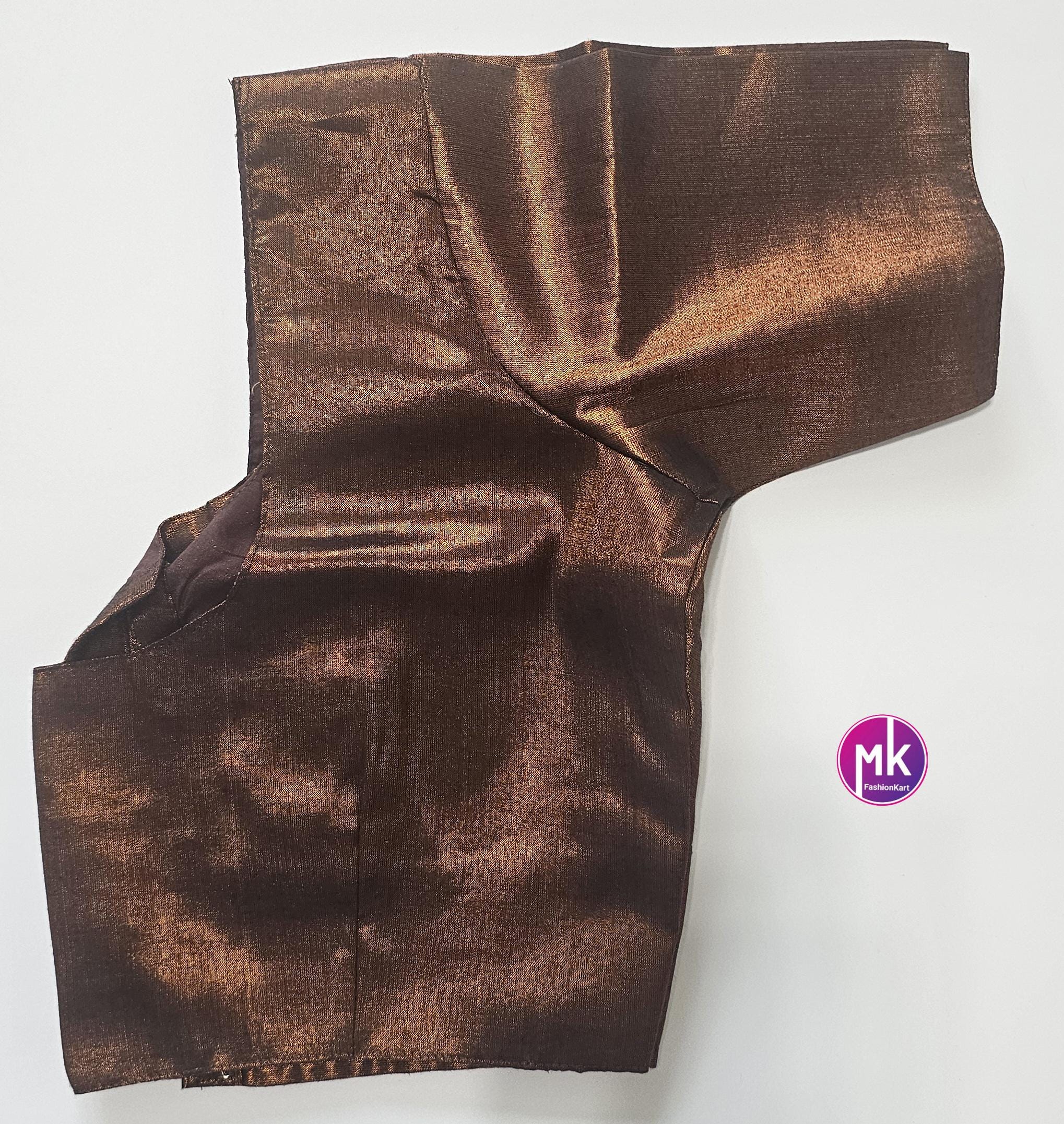 Readymade Saree Blouse/Lehenga Blouse (BATCH 1) - Vibrant colors Shiny Silk base blouse with lining - Size 40" -MK Fashionkart