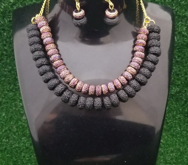 Fashion Beads Double layer Necklace