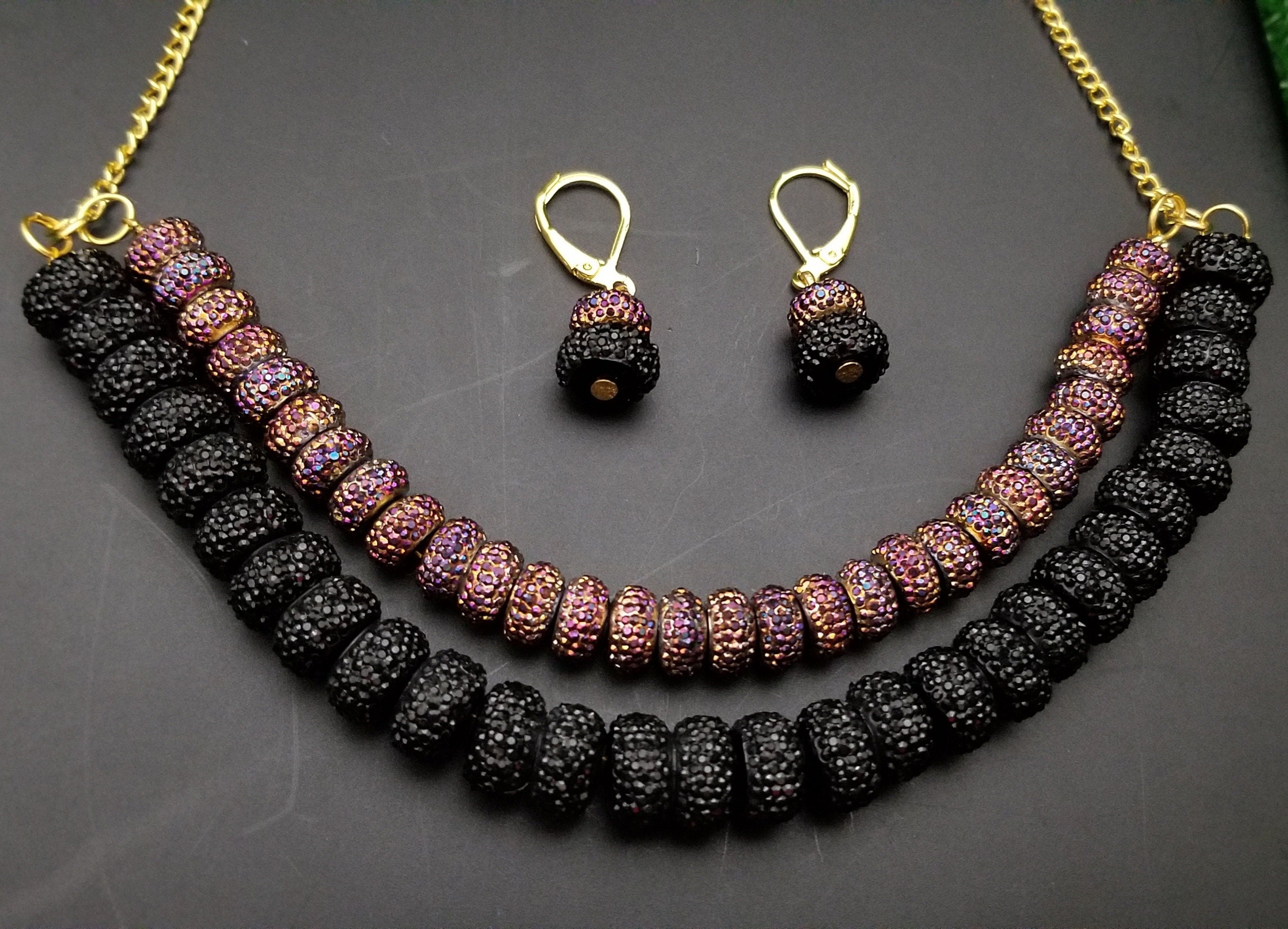 Fashion Beads Double layer Necklace