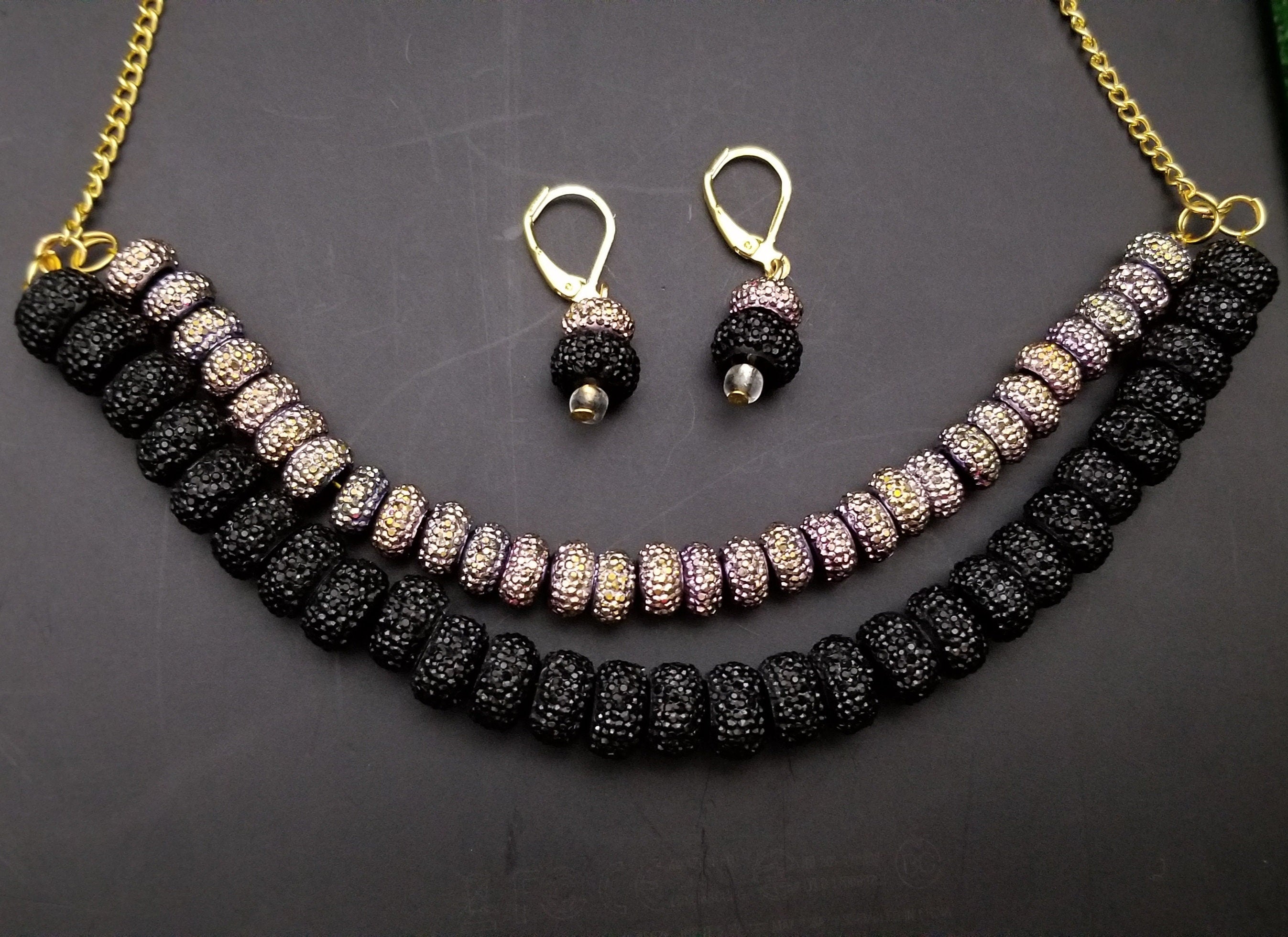 Fashion Beads Double layer Necklace