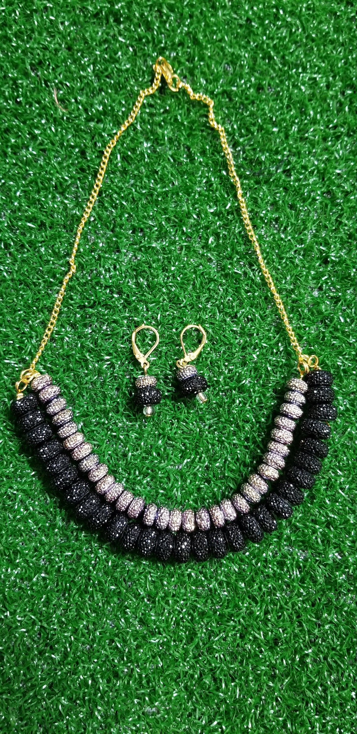 Fashion Beads Double layer Necklace