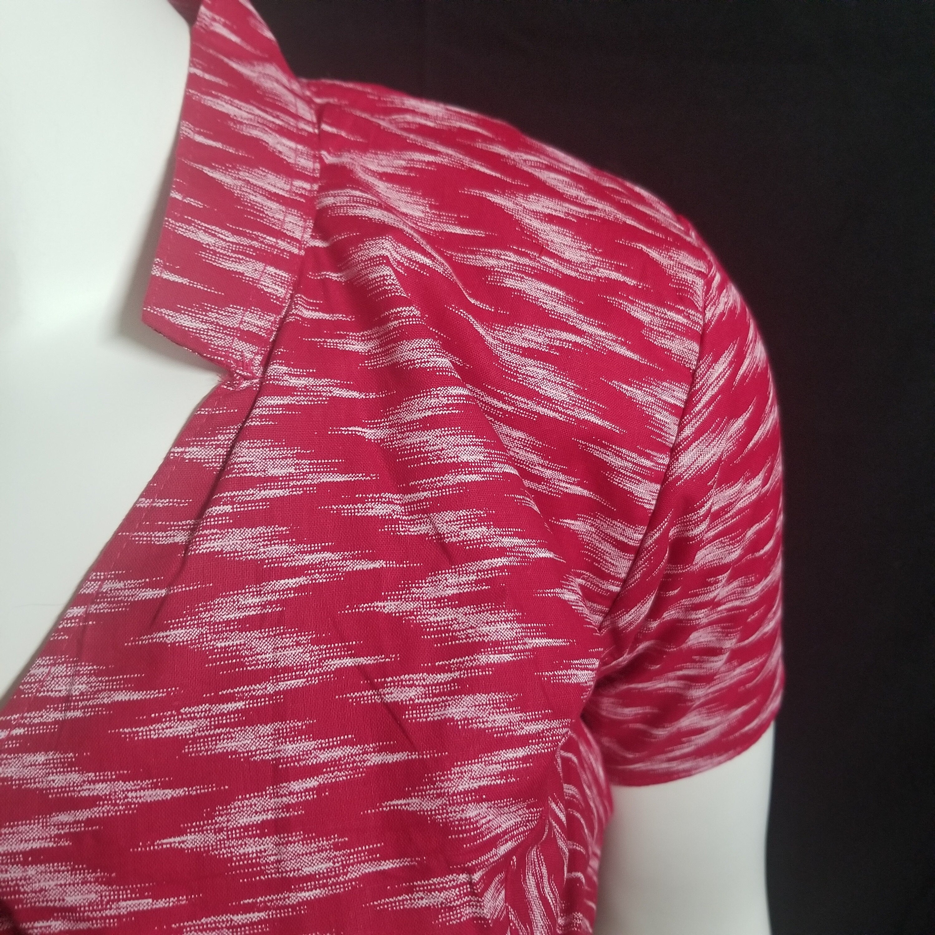Readymade Saree Blouse - Pink color collar Blouse - Princess cut with padded  - size 40" (can alter 36" to 44")