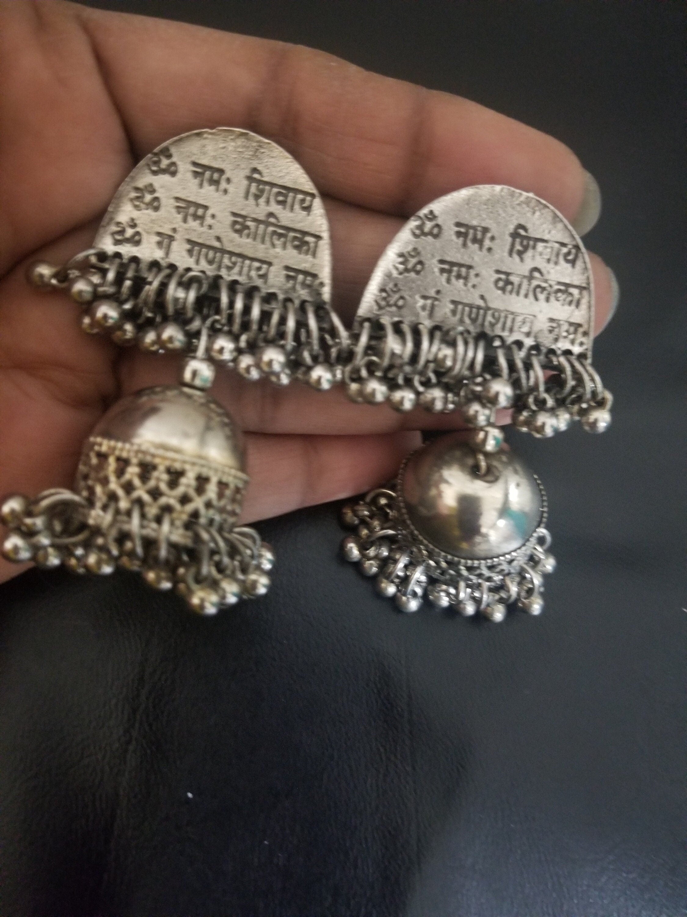 Oxidized Big Jhumka Earrings Jhumki Jhumka for Women and Girls