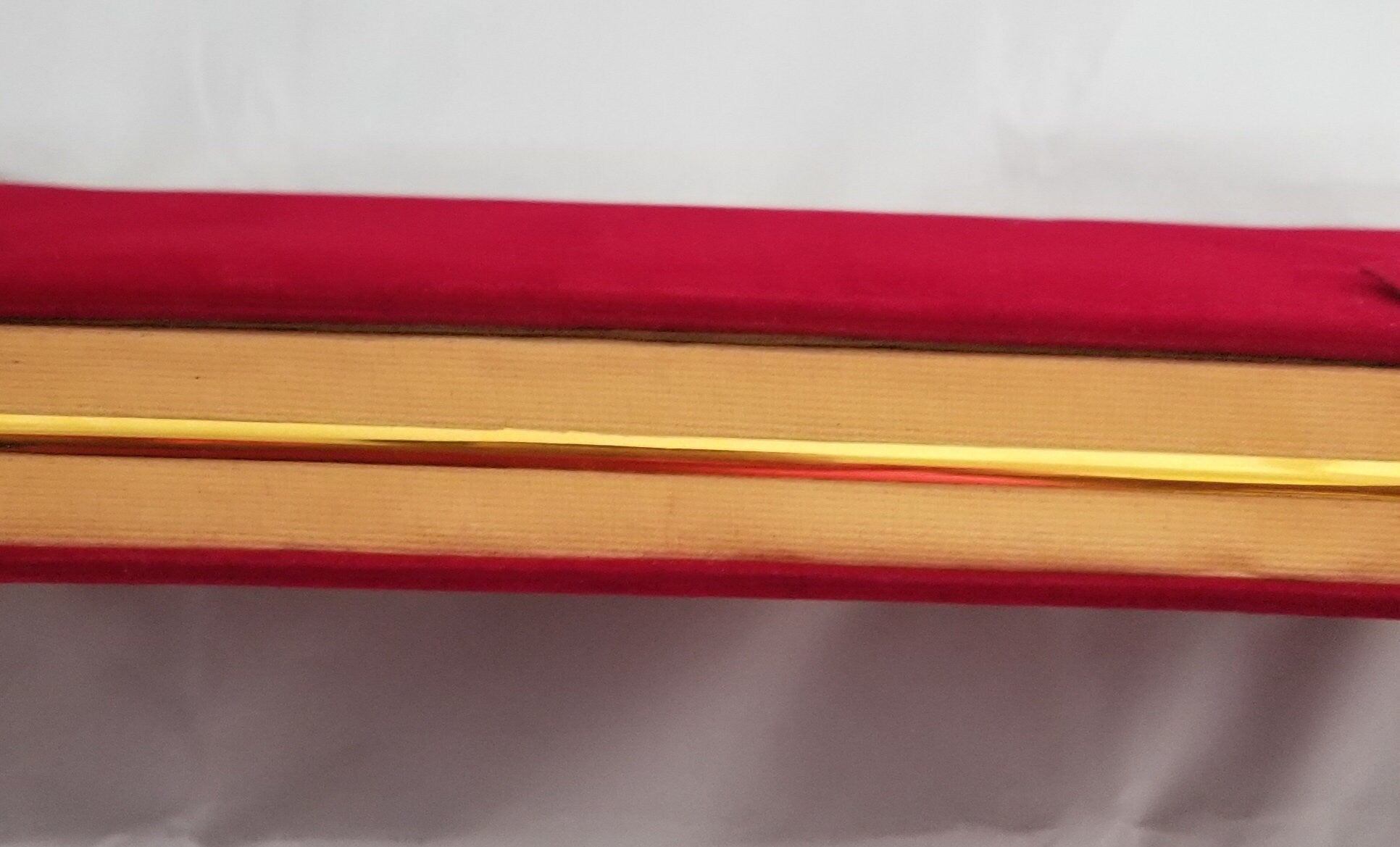 Wedding Jewelry velvet box Haram Earring Display case storage Holder (Horizontal opening Dark Red Color
