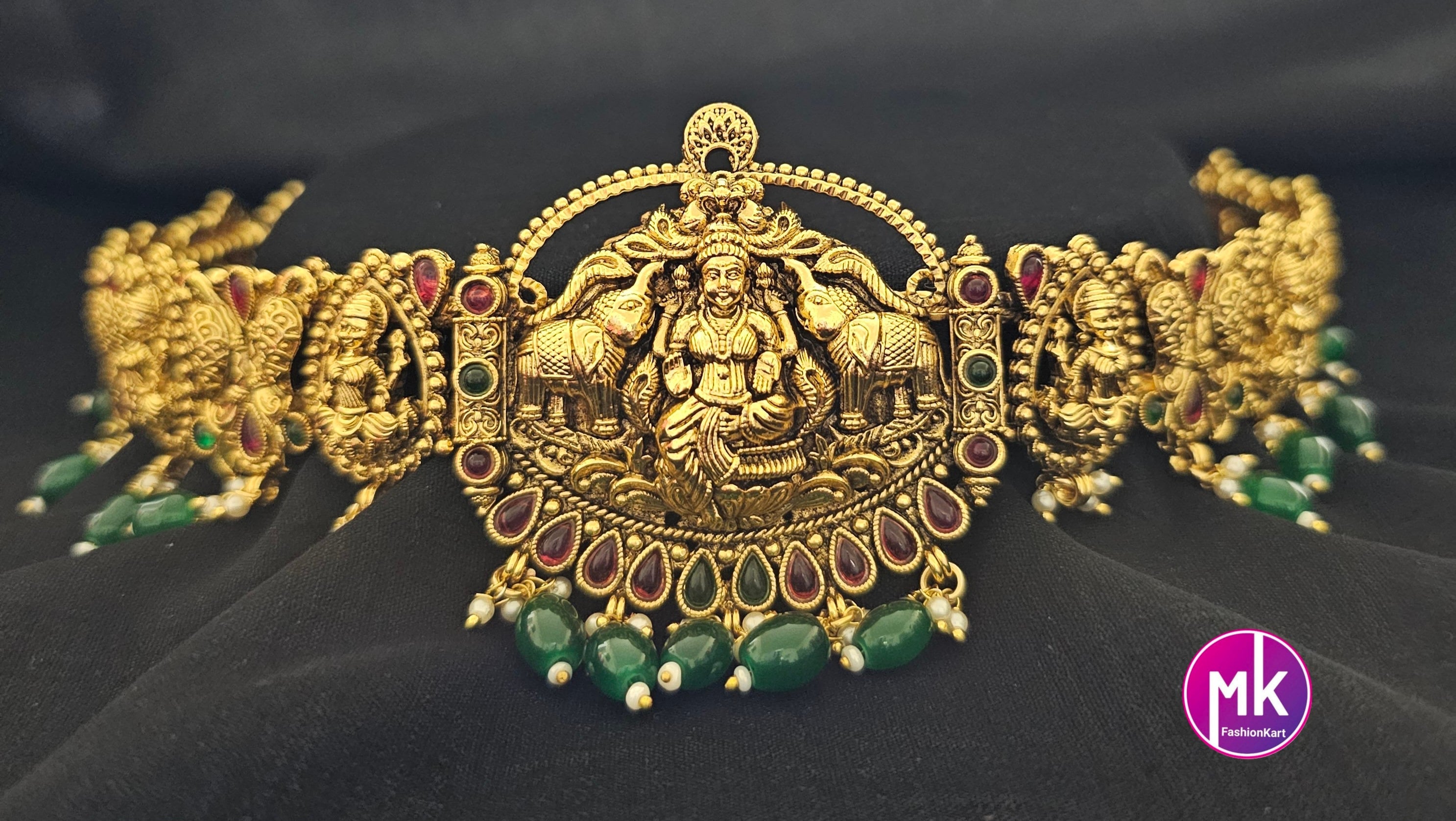 Lakshmi Antique finish Bridal Hip Chain-Traditional Hip Chain-Vaddanam-Kamarbandh-Kamarpatta-Waist belt-Hip belt-Belly chain