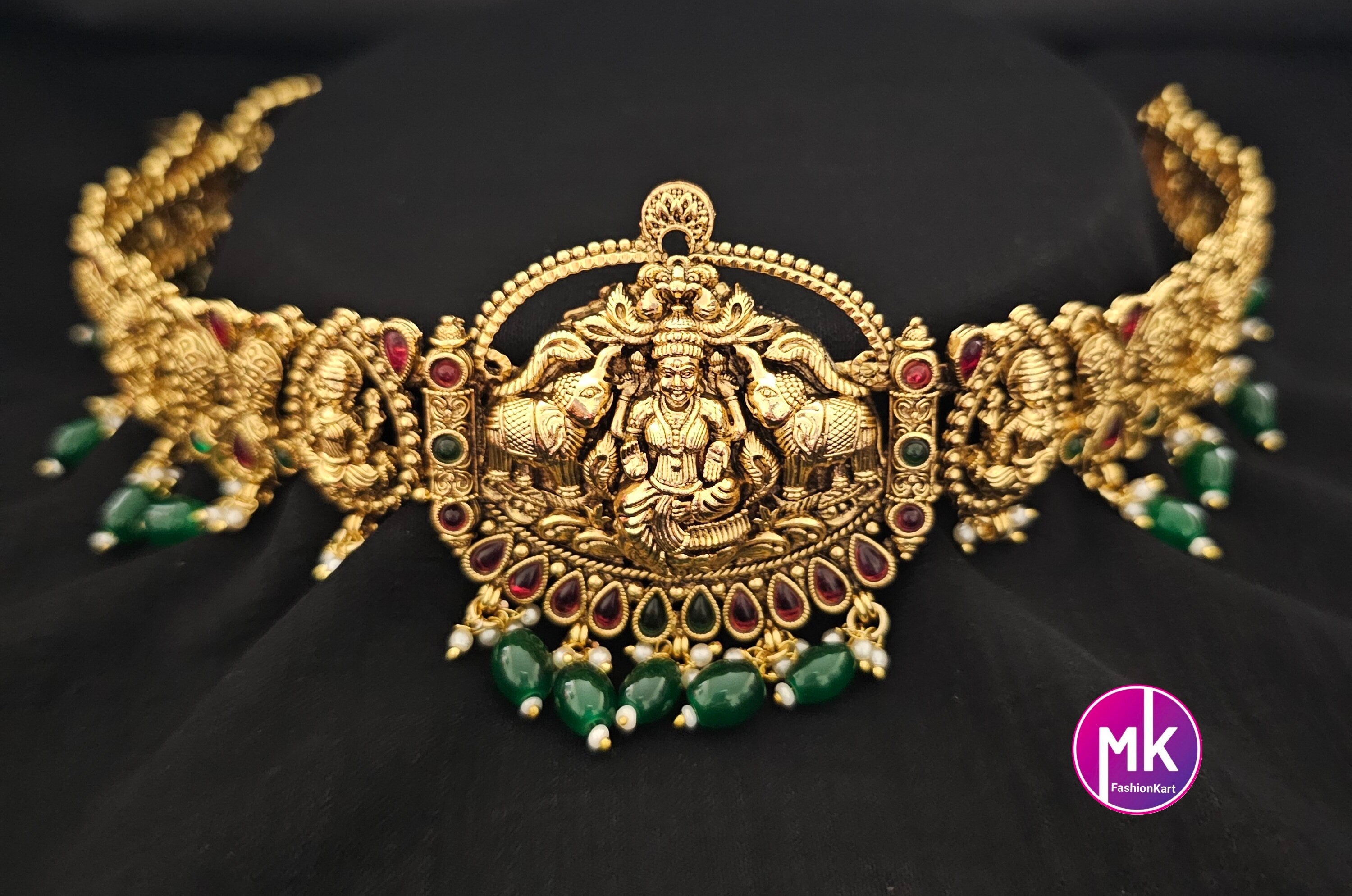 Lakshmi Antique finish Bridal Hip Chain-Traditional Hip Chain-Vaddanam-Kamarbandh-Kamarpatta-Waist belt-Hip belt-Belly chain