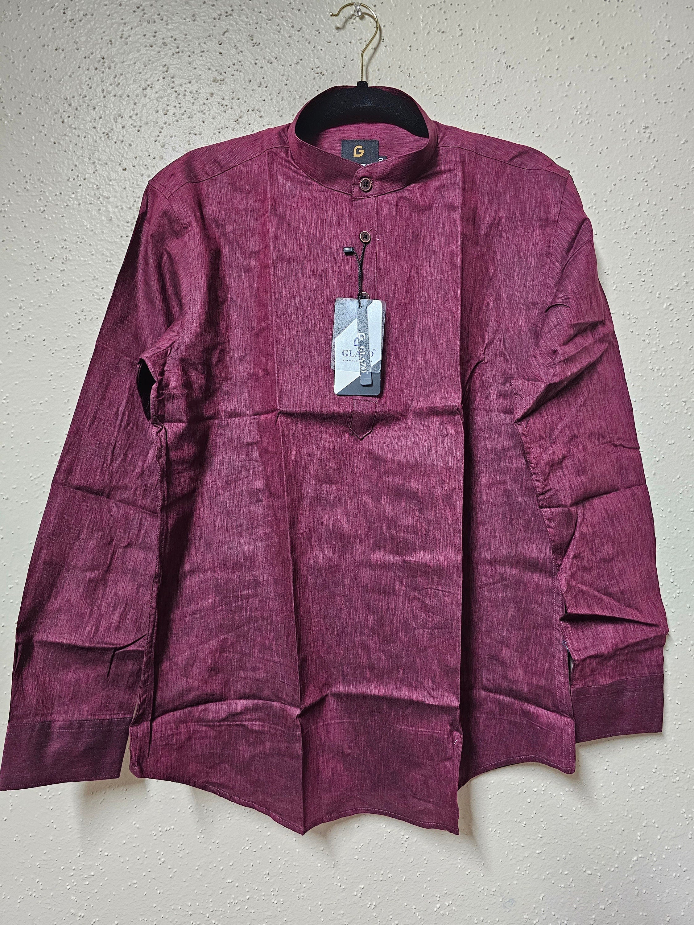 Traditional Men's Combo Set - Short kurta with Vesti/Dhothi - Full Hand kurta - Long sleeve -  Partywear kurta set