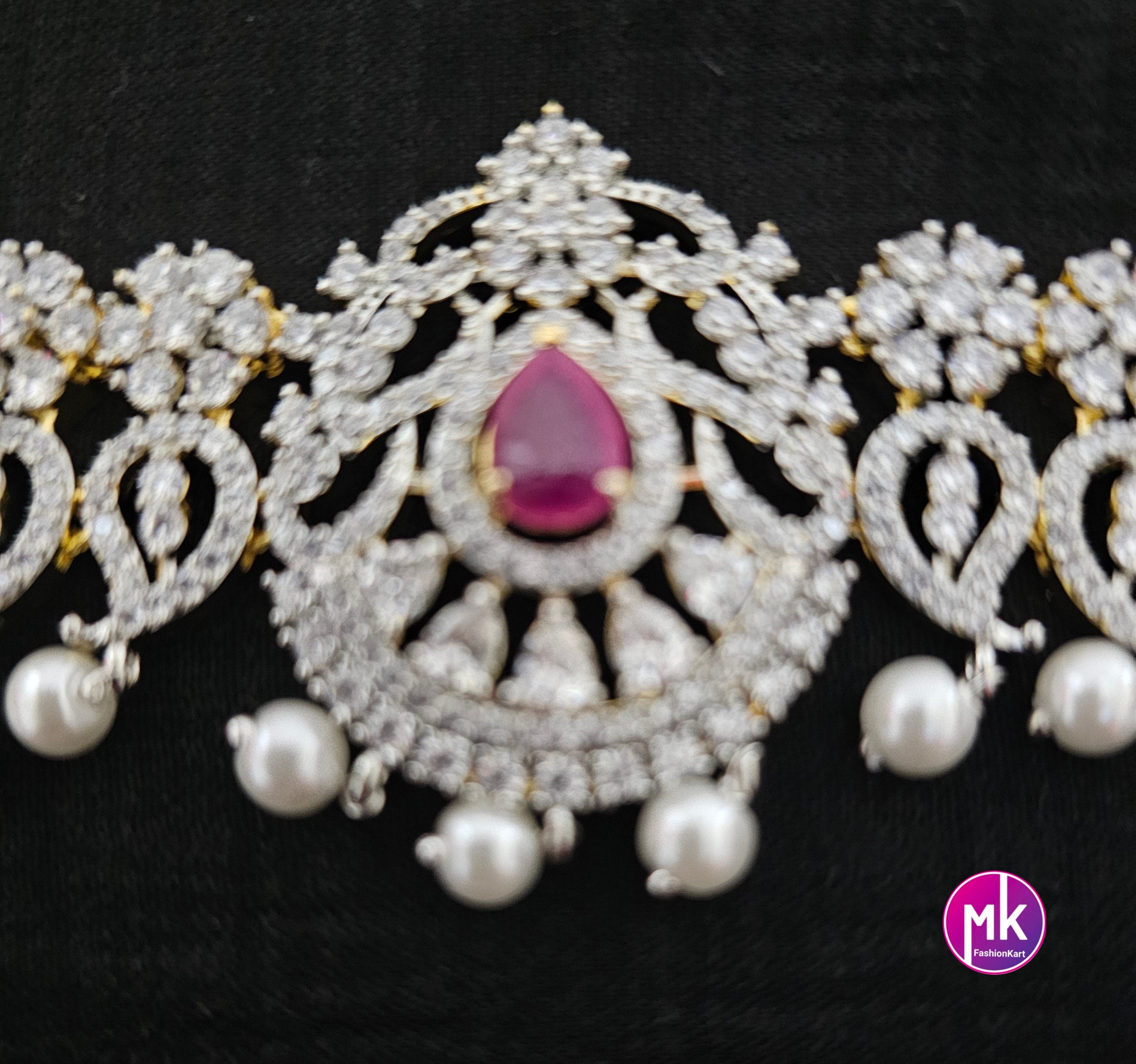 AD stone Gold finish Bridal Hip Chain-Traditional Hip Chain-Vaddanam-Kamarbandh-Kamarpatta-Waist belt-Hip belt-Belly chain